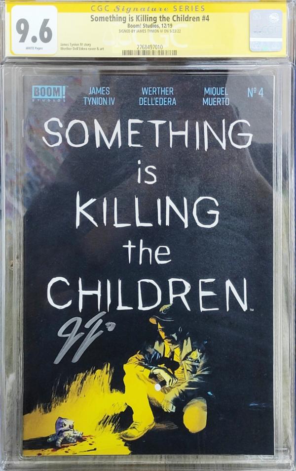SOMETHING IS KILLING THE CHILDREN #4 SIGNED 9.6