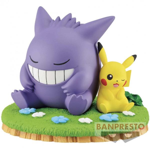 Pokemon Ectoplasma & Pikachu Relax Time Diaroma