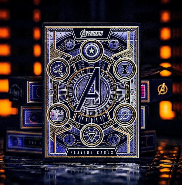 Premium Playing Cards Avengers Purple