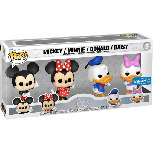 4-pack Mickey / Minnie / Donald / Daisy