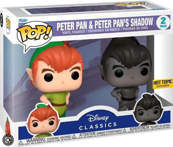 2 Pack Peter Pan & Peter Pan's Shadow