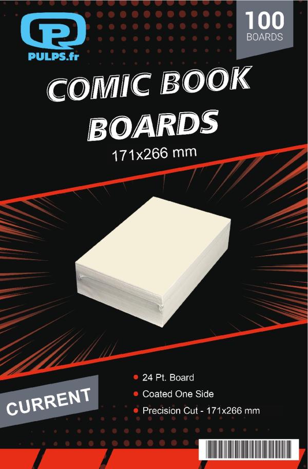 COMIC BOARDS CURRENT SIZE PULP'S (100)
