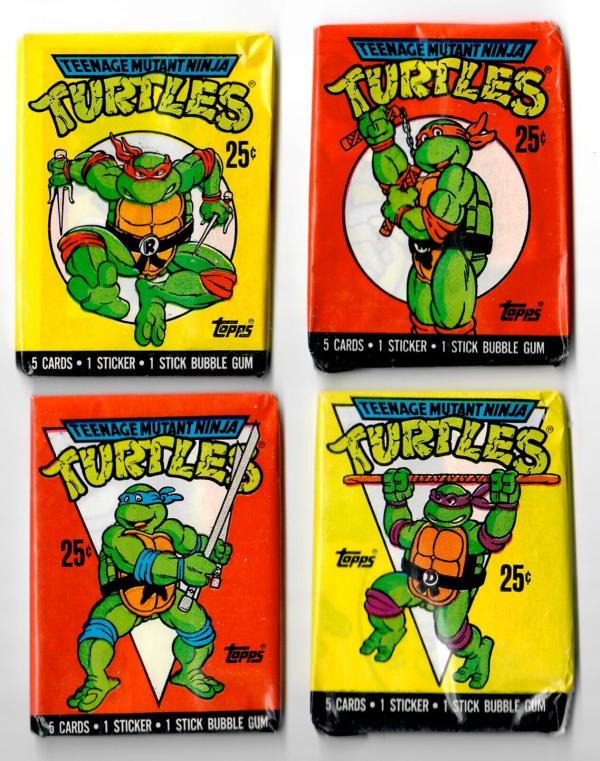 Topps TMNT Turtle Power ! 1989