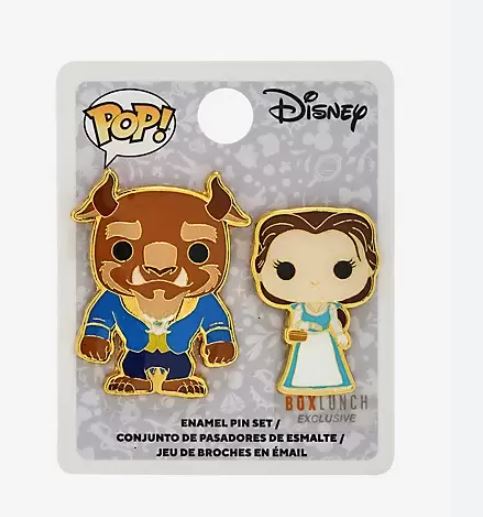 Funko Pin's Beauty And The Beast