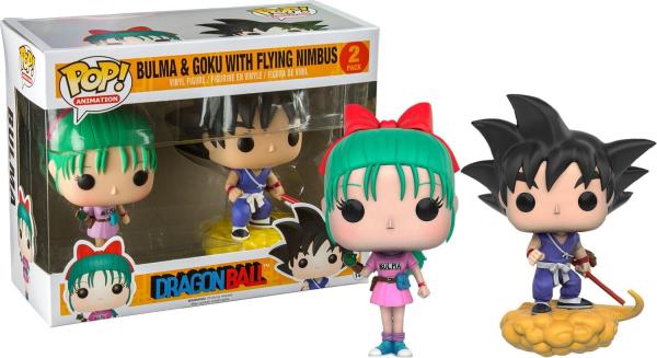2-Pack Bulma & Goku With Flying Nimbus
