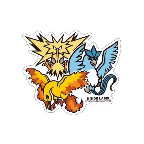 Pokemon Center Sticker Artikodin & Electhor & Sulfura