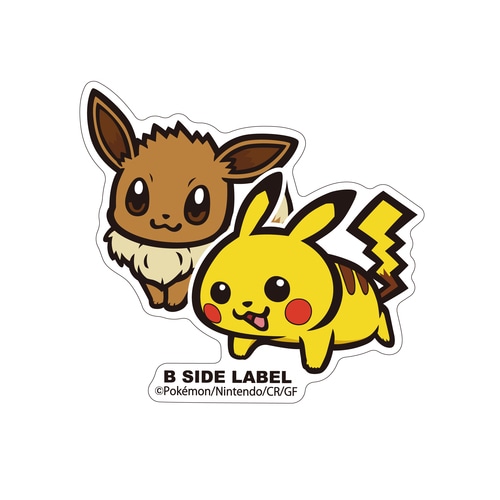 Pokemon Center Sticker Pikachu & Evoli