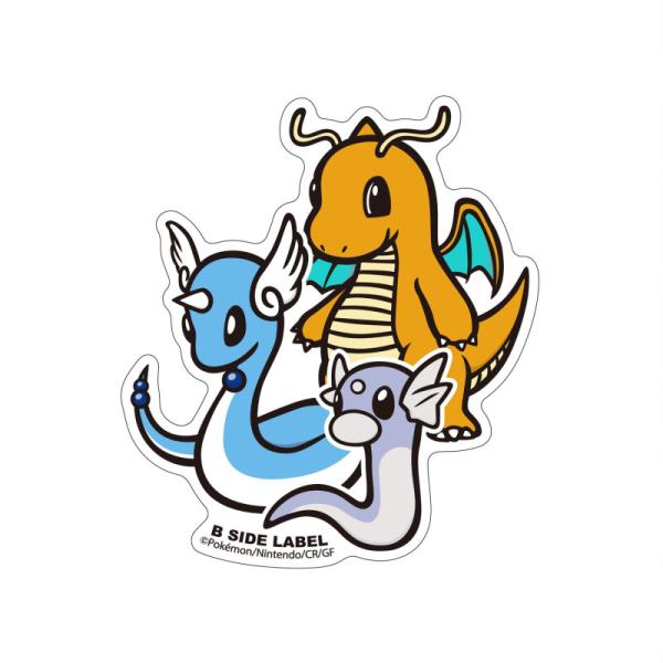 Pokemon Center Sticker Minidraco & Draco & Dracoloss