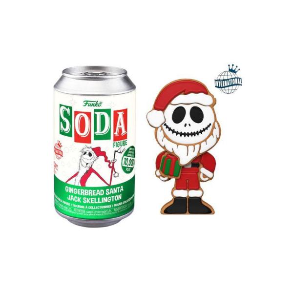 Funko Soda Gingerbead Santa Jack Skellington