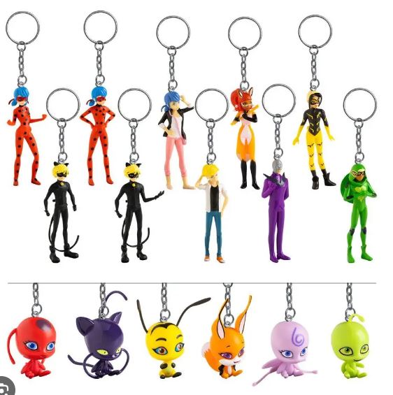 Blind Box Miraculous Figural Keychains