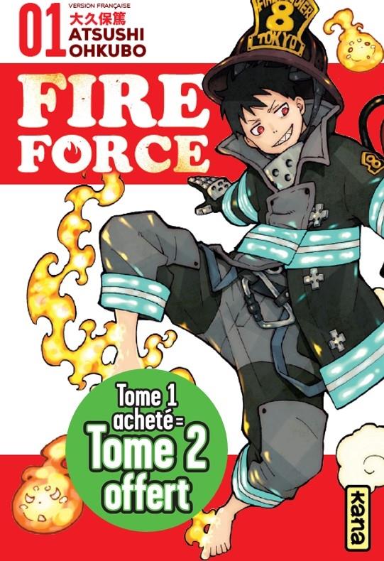 PACK 1+1 FIRE FORCE (TOMES 1+2) - OP 1+1 2023
