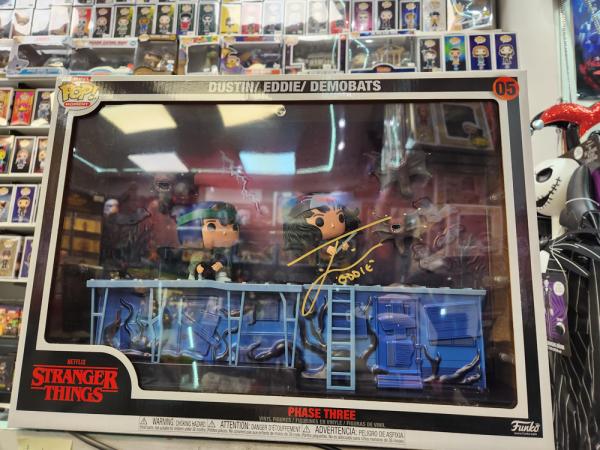 Moments Deluxe: Stranger Things - Dustin, Eddie and the Demobats - Signed By Joseph Quinn