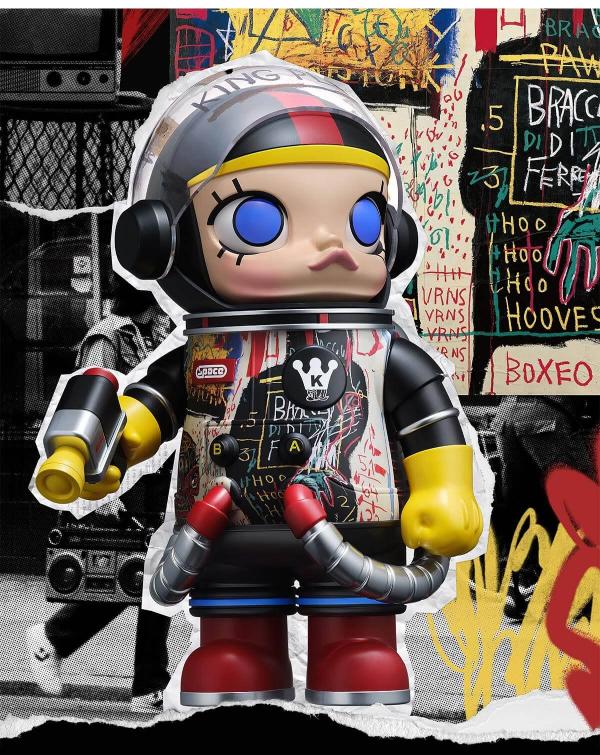 Pop Mart 400% X Mega Space Molly Jean-Michel Basquiat