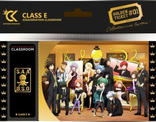 Black Ticket Assassination Classroom Class E (Limité à 300 exemplaires)