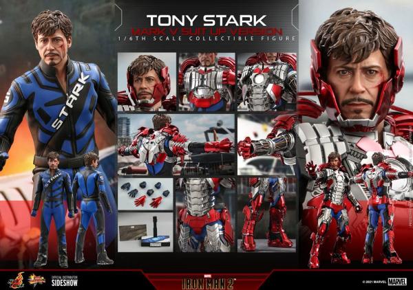 Tony Stark (Mark V Suit Up Version) Iron Man 2 Figurine 1/6 31 cm