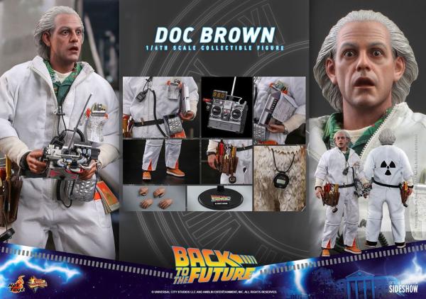 Doc Brown Back To The Future Figurine 1/6 30 cm