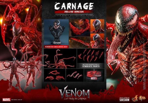 Carnage Deluxe Version (Venom: Let There Be Carnage) Figurine 1/6 43 cm