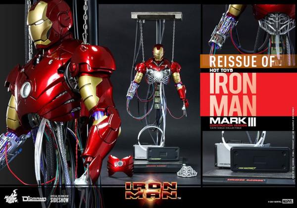 Iron Man Mark III (Construction Version) Figurine 1/6 39 cm