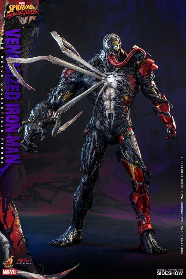 Venomized Iron Man (Marvel's Spider-Man: Maximum Venom) Figurine 1/6 35 cm