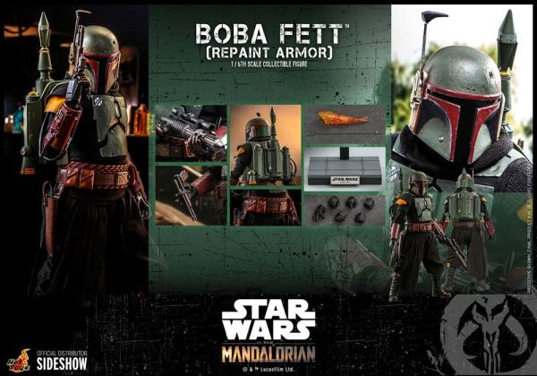 Boba Fett (Repaint Armor) Star Wars The Mandalorian Figurine 1/6 30 cm