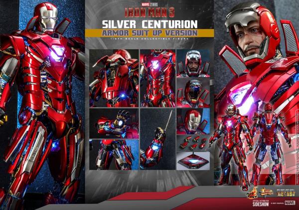 Silver Centurion (Armor Suit Up Version) Iron Man 3 Figurine 1/6 32 cm
