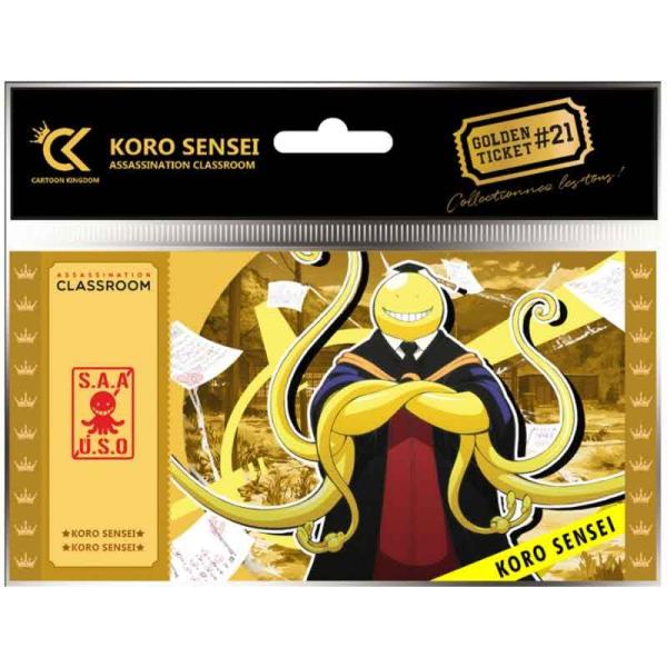 Golden Ticket Assassination Classroom Koro Sensei #21