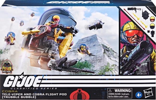 G.I. Joe Classified Series Python Tele-Viper & Cobra Flight Pod (Trubble Bubble) #98