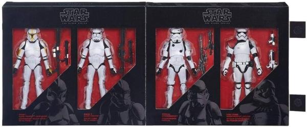 4-Pack Phase I Clone Trooper + Phase II Clone Trooper + Imperial Stormtrooper + First Order Stormtrooper Officer