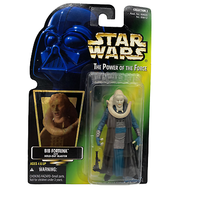 Star Wars The Power of the Force Bib Fortuna with Hold-up Blaster