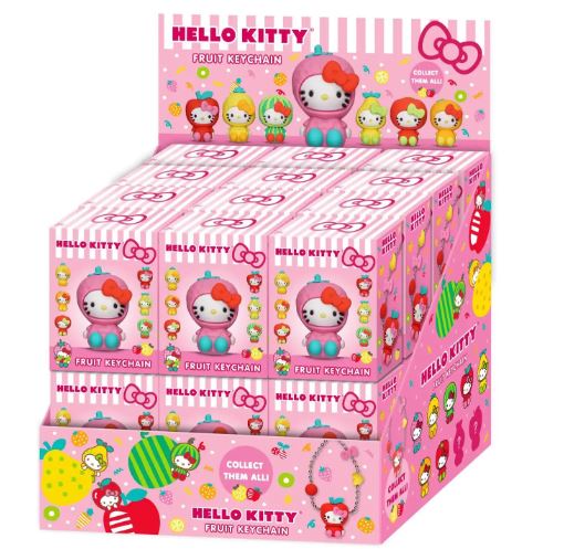 Hello Kitty Figural Bag Clip Fruit Collection