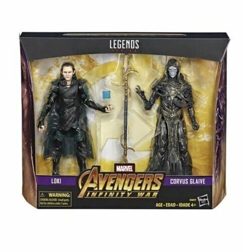 Marvel Legends Avengers Infinity War Loki & Corvus Glaive 2-Pack