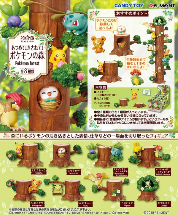 Re-Ment Pokémon forest 1