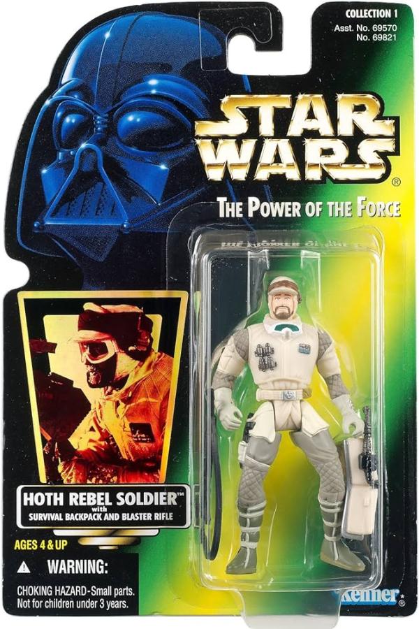 Star Wars The Power Of The Force Hoth Rebel Soldier With Survival Backpack And Blaster Rifle