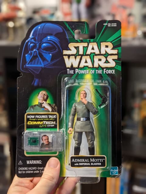 Star Wars The Power Of The Force Admiral Motti With Imperial Blaster