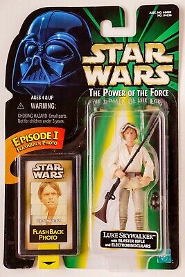 Star Wars The Power Of The Force Luke Skywalker With Blaster Rifle And Electrobinoculars