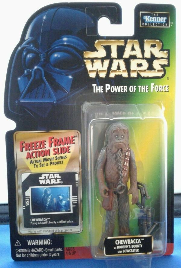 Star Wars The Power Of The Force Chewbacca As Boushh's Bounty With Bowcaster