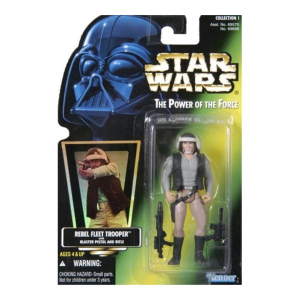 Star Wars The Power Of The Force Rebel Fleet Trooper With Blaster Pistol And Rifle