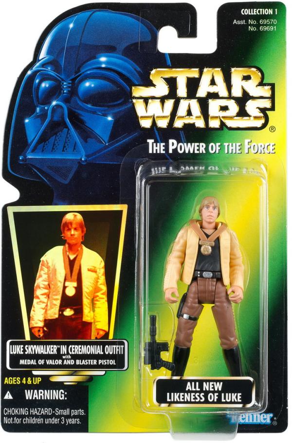 Star Wars The Power of the Force Luke Skywalker in Ceremonial Outfit