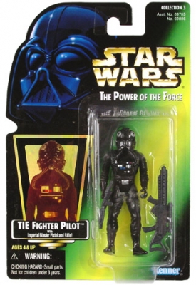 Star Wars The Power Of The Force Tie Fighter Pilot With Imperial Blaster Pistol And Riffle