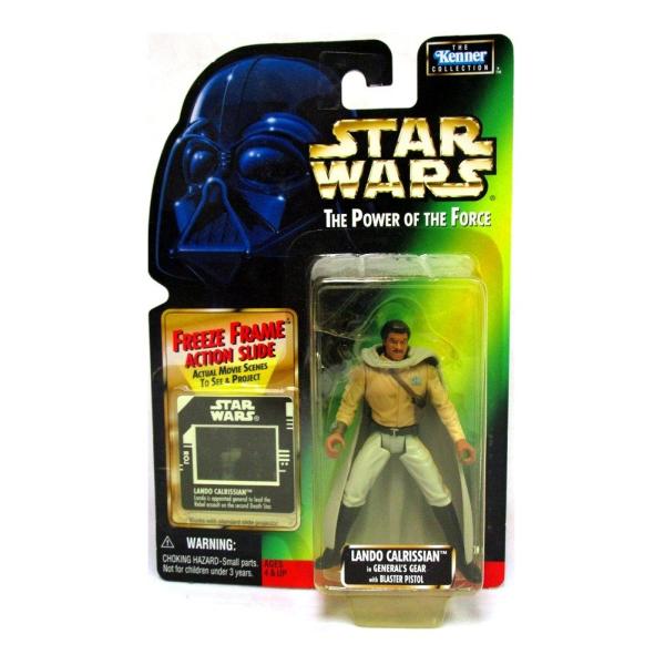 Star Wars The Power Of The Force Lando Calrissan In General's Gear With Blaster Pistol