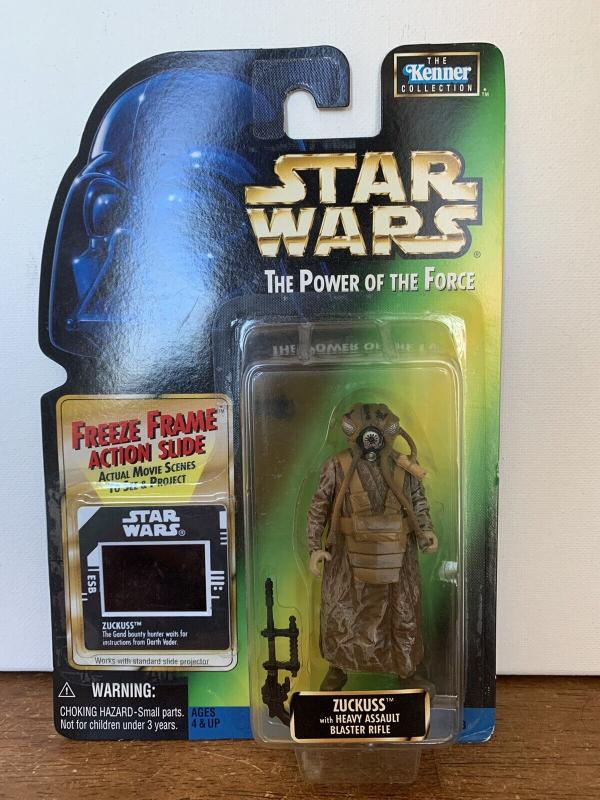 Star Wars The Power Of The Force Zuckuss With Heavy Assault Blaster Rifle