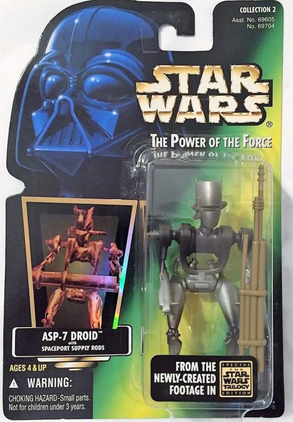 Star Wars The Power of the Force ASP-7 Droid