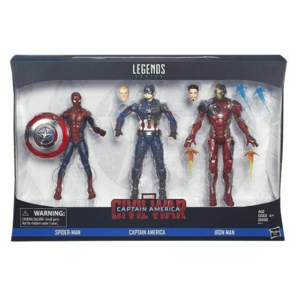 3-pack Spider-Man / Captain America / Iron Man