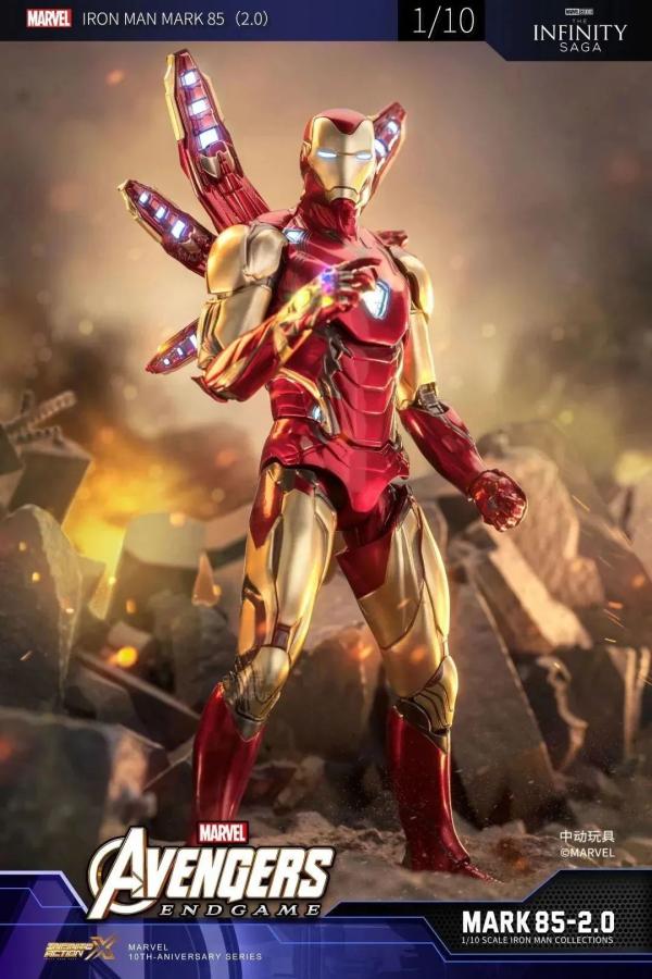 ZD Toys Iron Man Avengers Endgame Mark 85