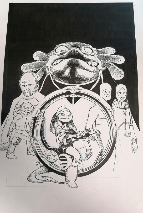 OLIVIER VATINE DESSIN ORIGINAL INFINITY 8