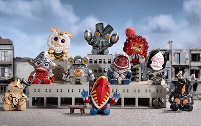 Pop Mart x Kaiju Sitting In A Row