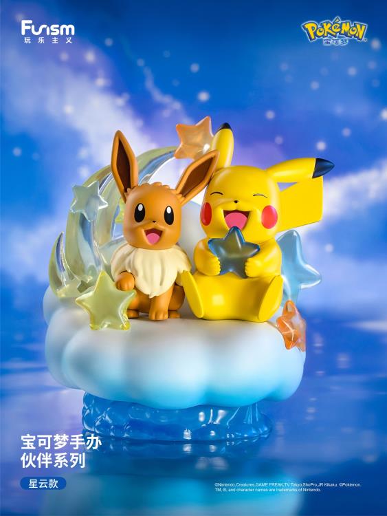 Pokemon Prime Figure Eevee & Pikachu / Evoli & Pikachu