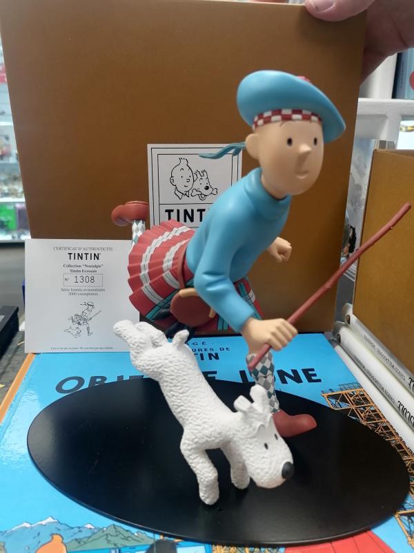 FIGURINE TINTIN ECOSSAIS 20 CM LEBLON DELIENNE