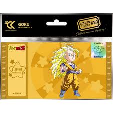 Golden Ticket Dragon Ball Z Chibi Goku SSJ3 Limited Edition