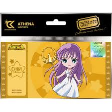 Golden Ticket Saint Seiya Chibi Athena Limited Edition